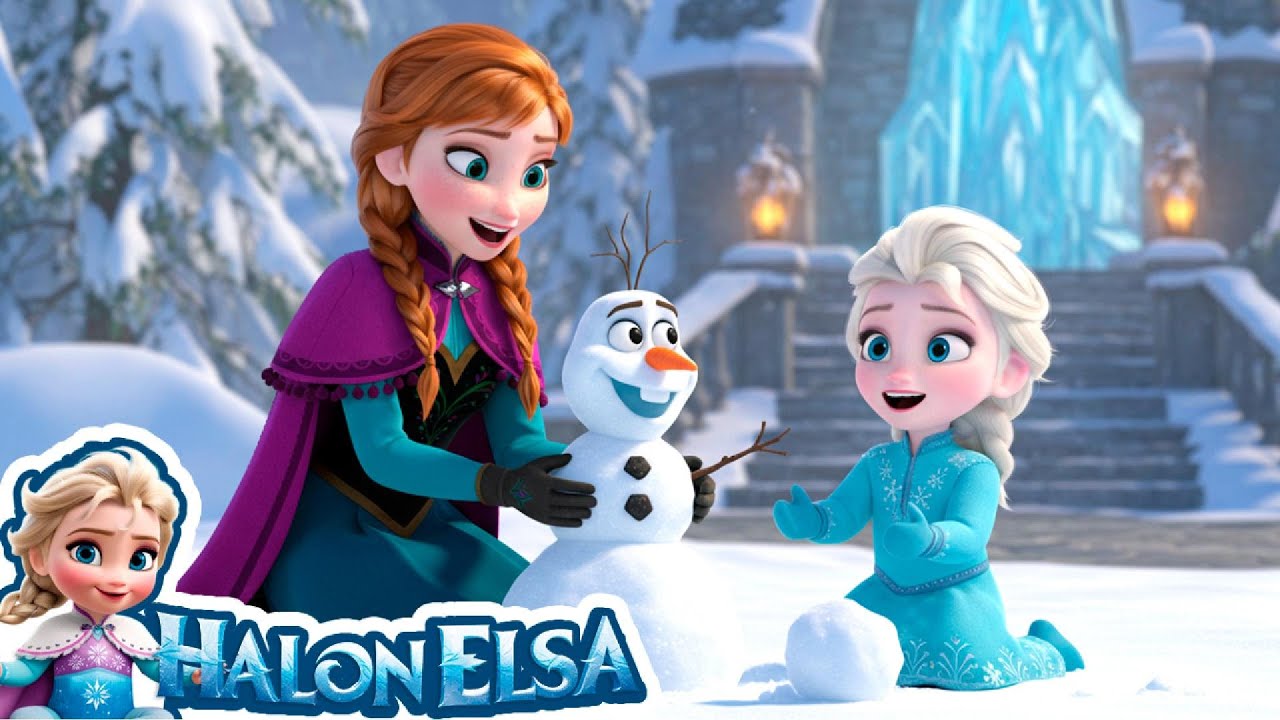 Elsa Lessons Snowy Lessons: Anna & Elsa's Child Builds a Snowman | Frozen Elsa ...