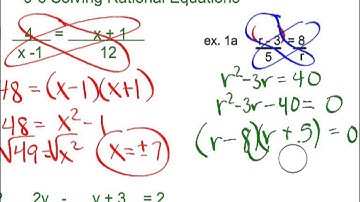 9 6 Solving Rational Equations