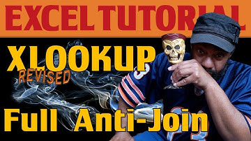 Full Anti-Join and the New XLOOKUP with "if not found"