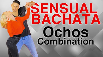 Bachata Tutorial : SENSUAL Combo with Ochos and Waves | Sensual Bachata for Social by Marius&Elena