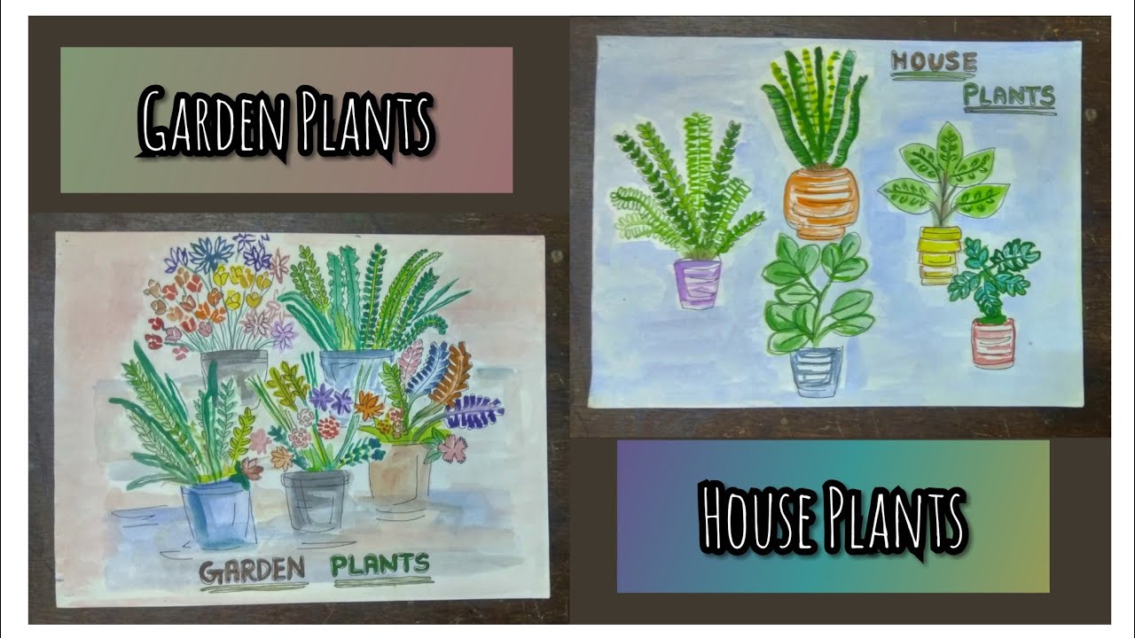 Garden & House Plants | Paintings | By Tanvi.Kodi