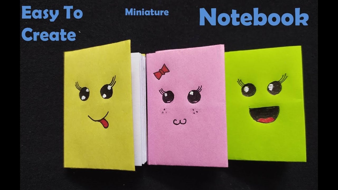 DIY Miniature Notebook | Creatoscape