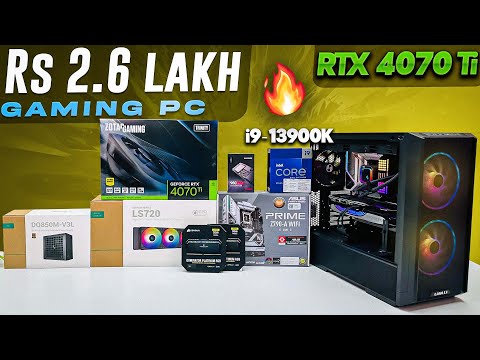 *AMAZING* Rs 2.6 Lakh Gaming & Editing PC Build 2023 | Intel i9-13900K & RTX 4070 Ti