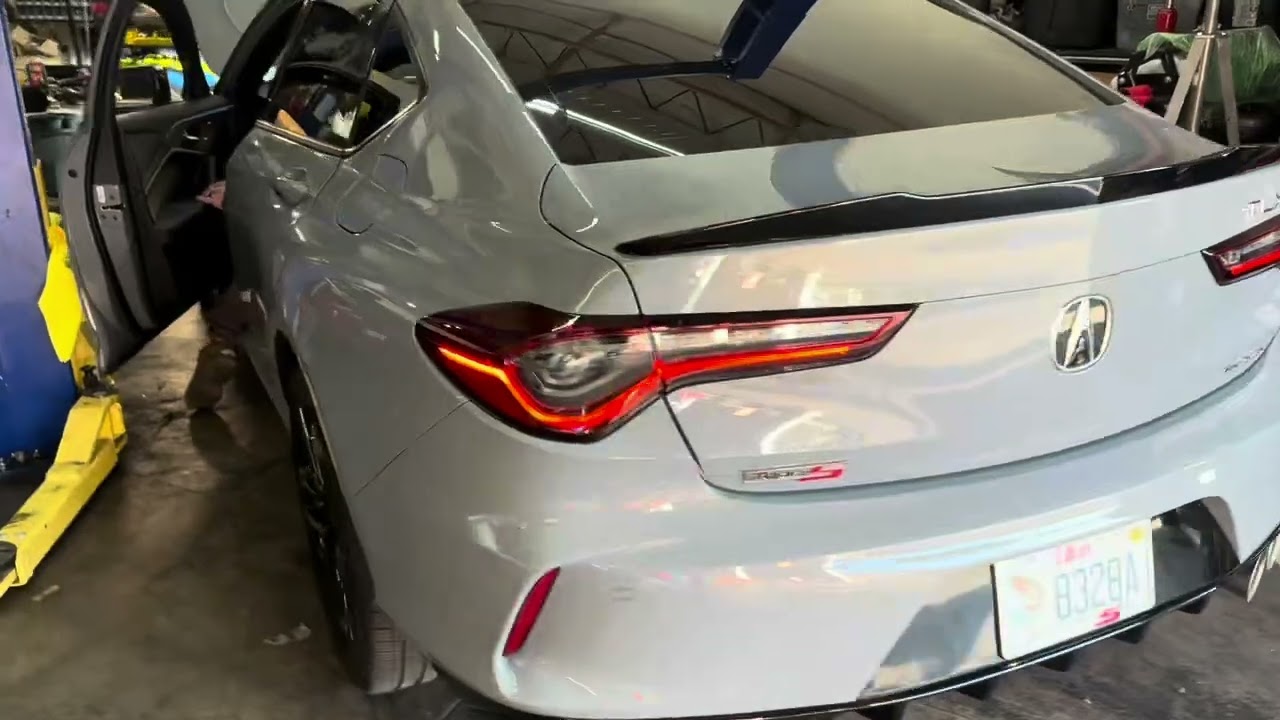 Acura TLX Type S Function werk sport plus down pipe with stock exhaust