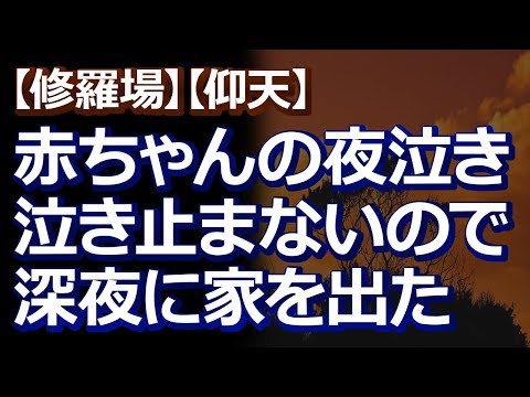 【修羅場】【仰天】午前3時過ぎ、泣き止まない赤子を連れ外に出たら泣きながら歩いてる2歳位の女児に遭遇→即通報したら私がノイローゼ母扱い→無事疑いは解けたんだが、翌日…