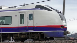 特急しらゆき6号上越妙高行き【4K】E653系H203編成56M