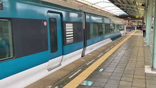 特急踊り子 8号 E257系2000番台 宮オオNA-03編成 伊豆急下田駅 (IZ-16) 発車