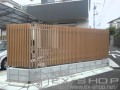 神奈川県のプログコートフェンスF1型 マテリアルカラー 施工例 | エクステリアのエクスショップ