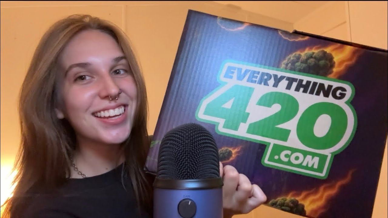 HUGE 420 UNBOXING ASMR 💚🍃