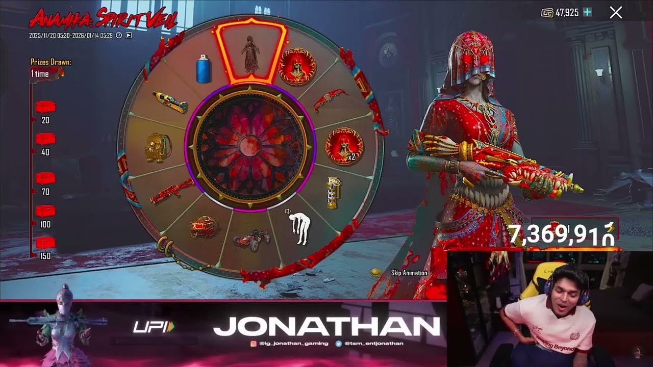 50K UC NEW ANAMIKA SPIRITED VEIL SET CRATE OPENING JONATHAN GAMING 😱 #jonathangaming