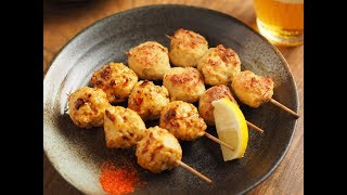 焼き鳥つくね串の作り方