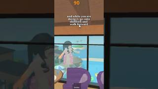how to glitch through the window on the new summer map (give creds)  #mm2roblox #glitch #shorts