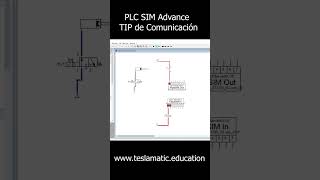PLC SIM Advance / Tip de Comunicación #teslamatic #tiaportal
