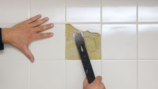 Cómo cambiar un azulejo roto  Bricolaje