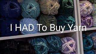 YARN HAUL ALERT... because I NEEDED it. I swear