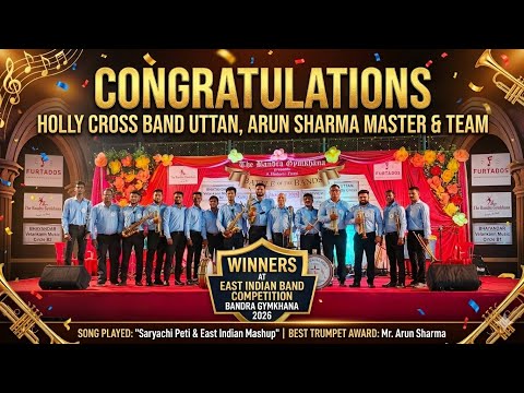 Holly Cross Band Uttan Winners At East Indian Band Competition Bandra Gymkhana 2026