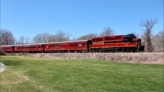 Mass Coastal's new engine 2014 debuts on the Cape Cod Central - 4/9/2023