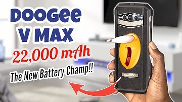 Doogee V Max - 22,000mah, DIMENSITY 1080. 😱 | Everything you need to know about Doogee V Max