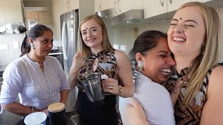 MAKING PUNJABI LASSI WITH MY INDIAN MOTHER IN LAW | Easy Lassi Recipe *YUMMY*