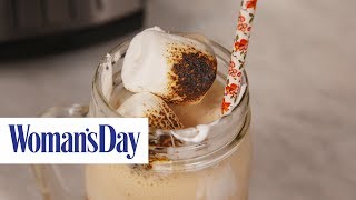 Toasted Marshmallow Campfire Cocktail | Woman&#39;s Day + Krups