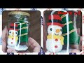 Boneco de Neve + Árvore de Natal Amigurumi Dentro do Vidro (PARTE 1/2) #amigurumi #croche