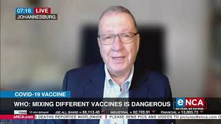 WHO concerned about mixing and matching vaccines