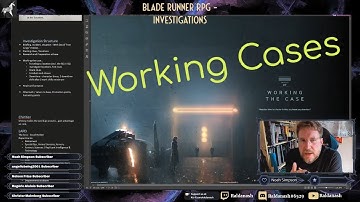 Blade Runner RPG (Alpha!) - The structure of investigations