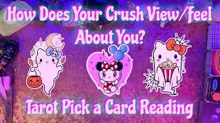 💗How Does Your Crush View / Feel About You?💗 Tarot Pick a Card Love Reading