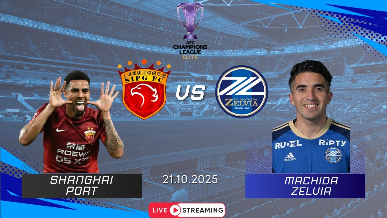 🔥 SHANGHAI PORT x MACHIDA ZELVIA AO VIVO | CHAMPIONS ASIÁTICA 2025 | 3ª ...