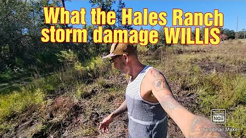 What the Hales Ranch Storm damage