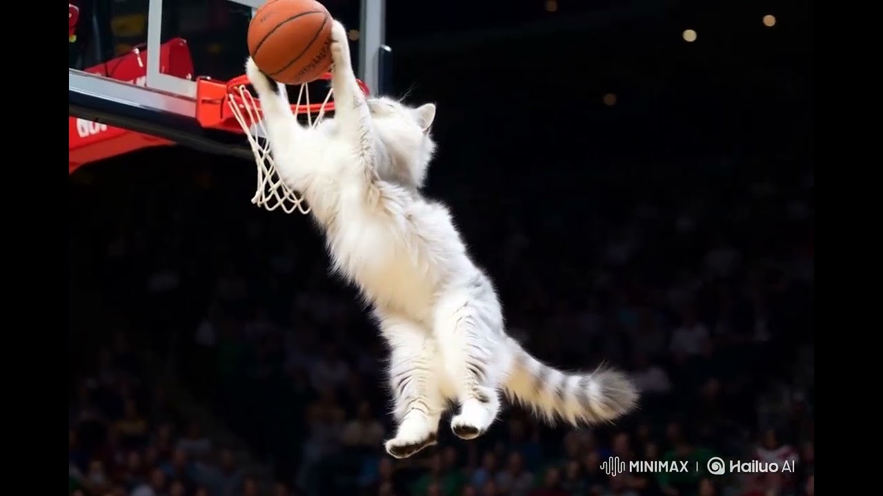 🏀 Slam Dunk Kitty in Action!