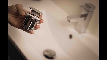 How to install a click-clack or pop-up valve