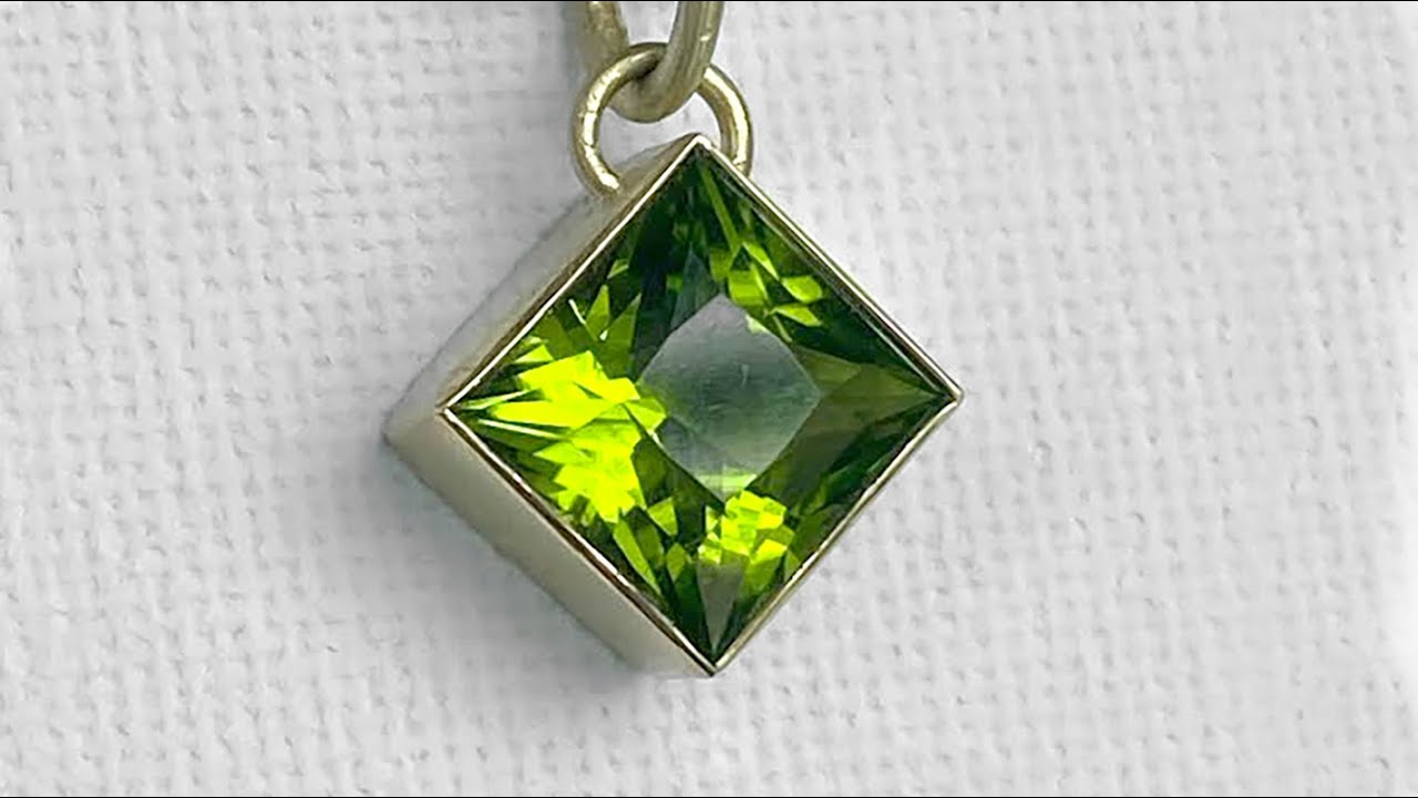 How to Bezel Set a Princess Cut Faceted Gemstone