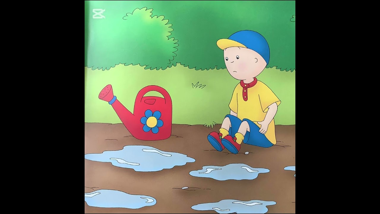 Caillou Dans Le Potager