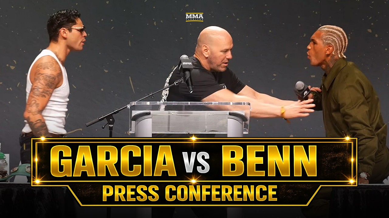 Ryan Garcia And Conor Benn SEPARATED At Zuffa Boxing Media Day | Garcia vs Benn | MMA Fighting