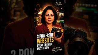 Stop Scrolling!🛑3 SECRET Websites Every Creator Needs to Know! 🤫/#ytshorts