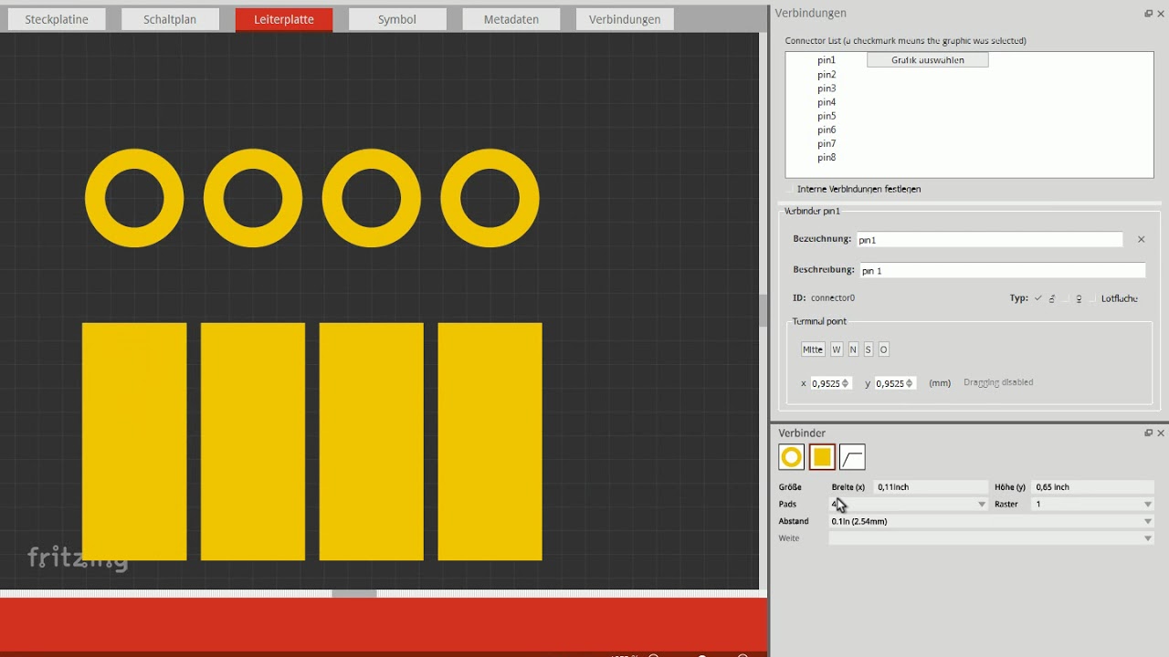 fritzing new parts editor draft YouTube