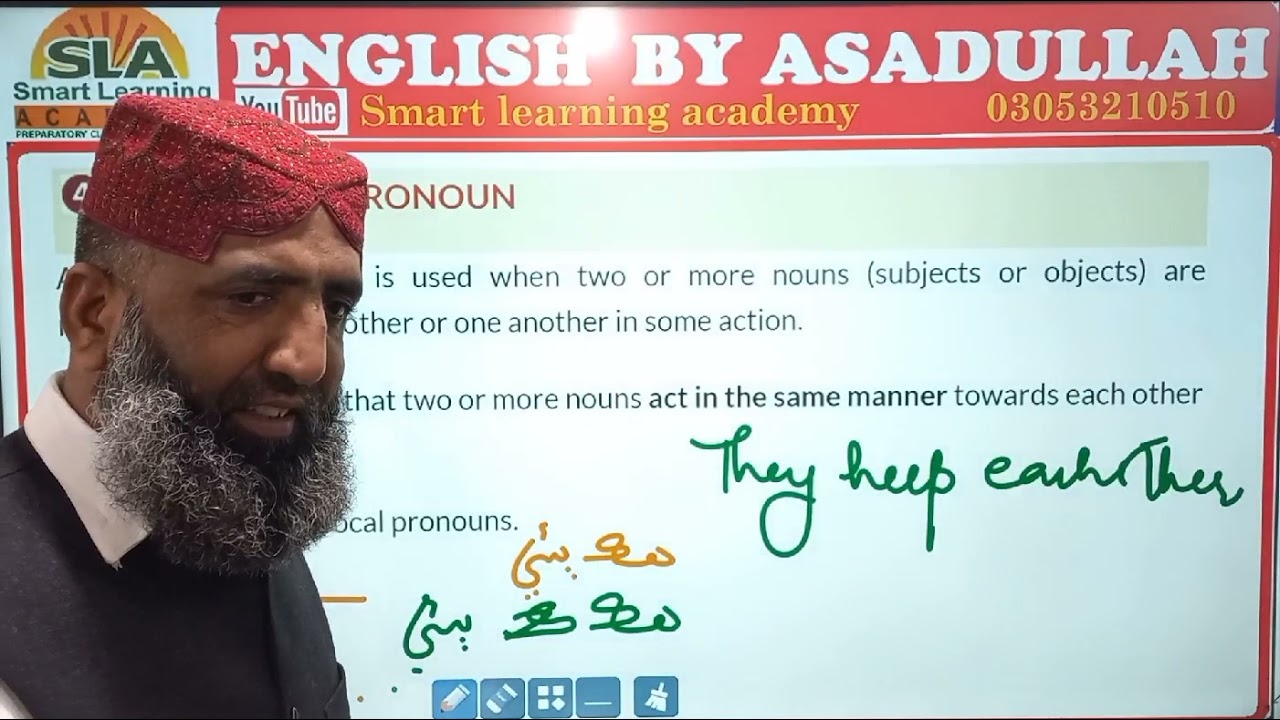 Reciprocal Pronoun || Types of Pronoun || In sindhi