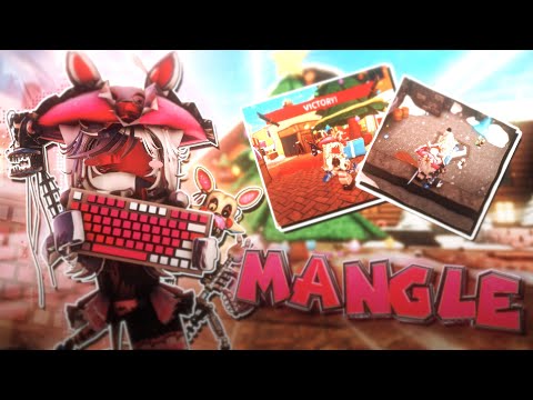 MM2 KEYBOARD ASMR AS MANGLE FNAF