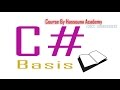 سي شارب C# SWITCH STATEMENT BASICS   VISUAL STUDIO #037