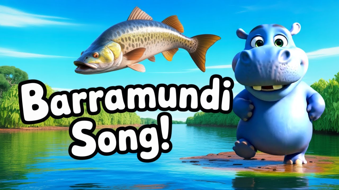 Barramundi song | Hugo Sings Australian Animal Song 🎶 🐟🦜🐨🦘