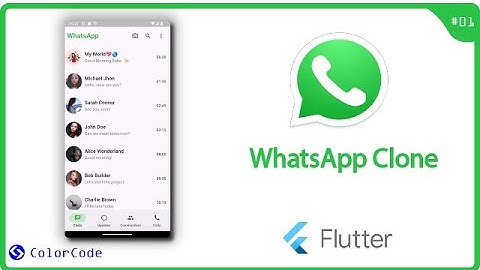 Designing a WhatsApp Clone Chat Screen Using Flutter | UI Tutorial 01