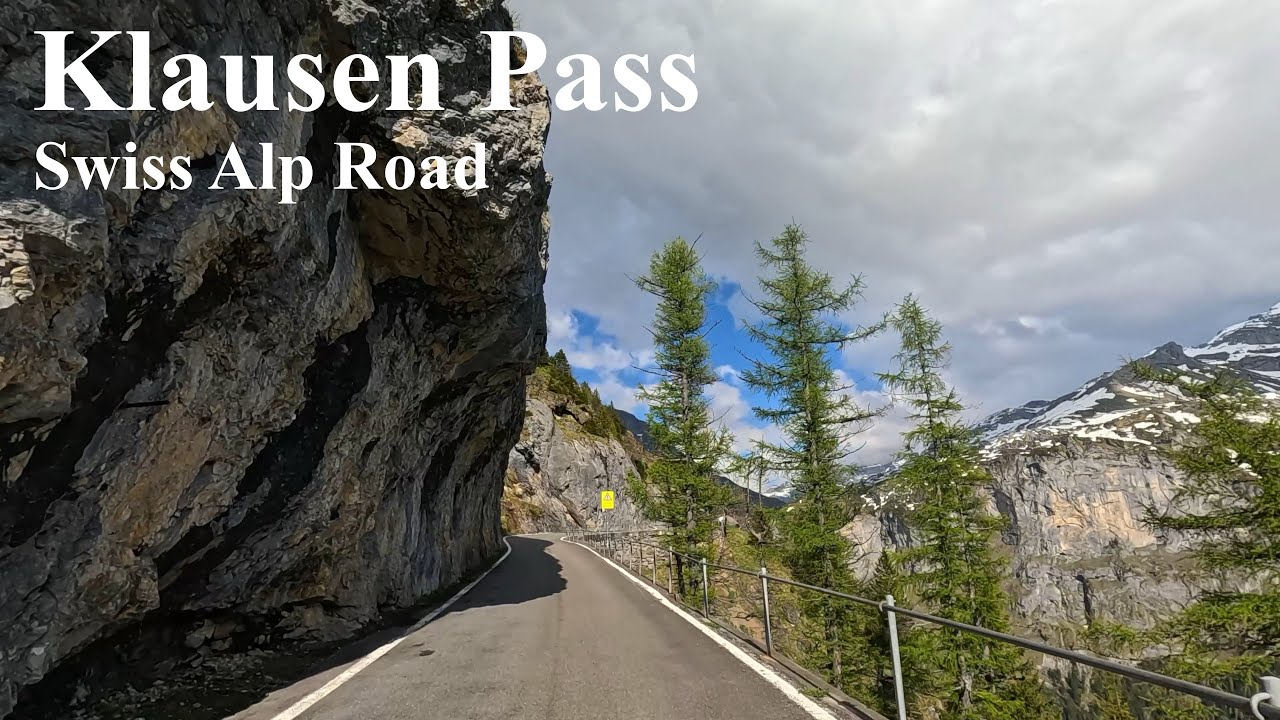 Klausen Pass 4K Scenic Mountain Road Trip | Driving in Switzerland 🇨🇭 | Relaxing Swiss Alps Drive