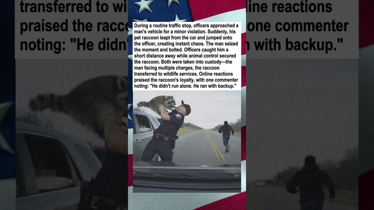 Man's Pet Raccoon Attacks Officer, Both Arrested