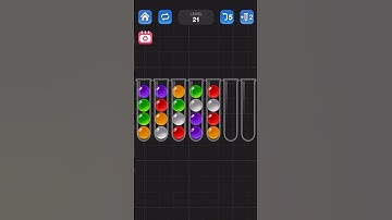 Ball Sort Puzzle - Color Game Level 21 Solution