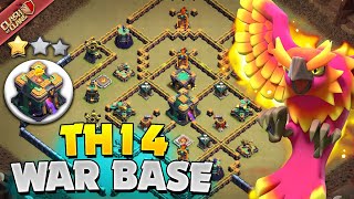 New Best!  TH14 War/Trophy Base With link | TH14 Legend league Base| Clash Of Clans