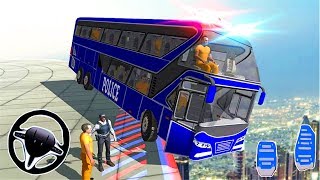 Impossible Police Bus Driving Simulator Off Road Transport Duty - Android GamePlay screenshot 5