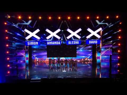 Electro Techno Dance Act   Light Balance   Britains Got Talent 2014