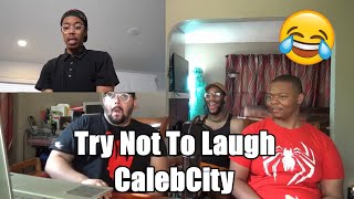 CalebCity Try Not To Laugh Challenge REACTION!