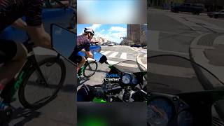 BIKER GETS INTO A F*GHT WITH A CYCLIST! 😲